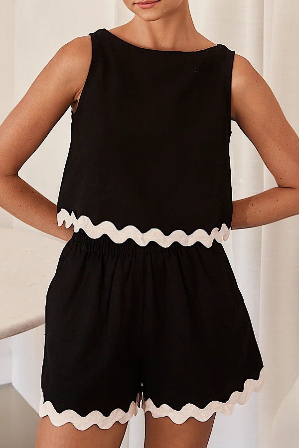 Elevate your fashion game with the simple but chic Maggie Summer Set. Mix and match with other items in your closet or wear it together as a set for a monochrome look. Petal & Pup, nordstrom