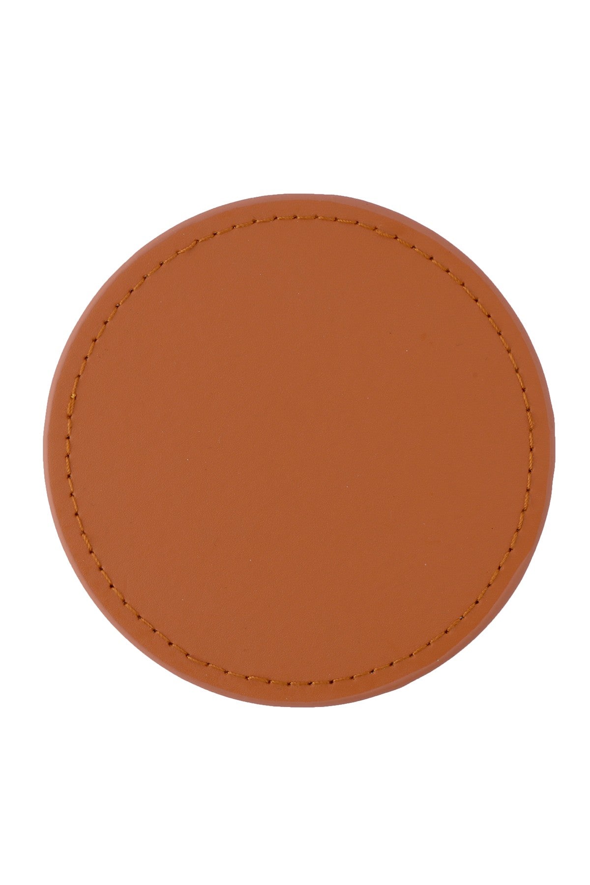 These coasters are made from high-quality vegan leather that is both durable and easy to clean, designed to protect your furniture from spills, stains, and scratches. They come in a classic round shape, lightweight with cork backing, making them perfect for everyday use or special occasions. Simply wipe them down with a damp cloth or sponge to remove any spills or stains. *Each set includes 6 coasters and 1 gold metal stand.